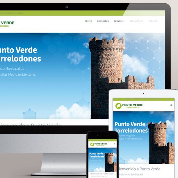 Diseño de la pagina web Punto Verde Torrelodones